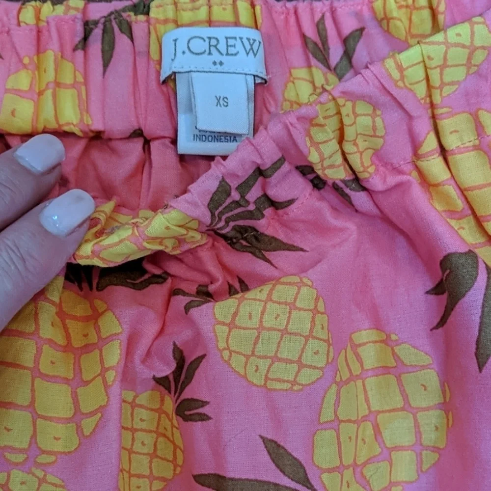 J.Crew Pineapple Mini Skirt XS